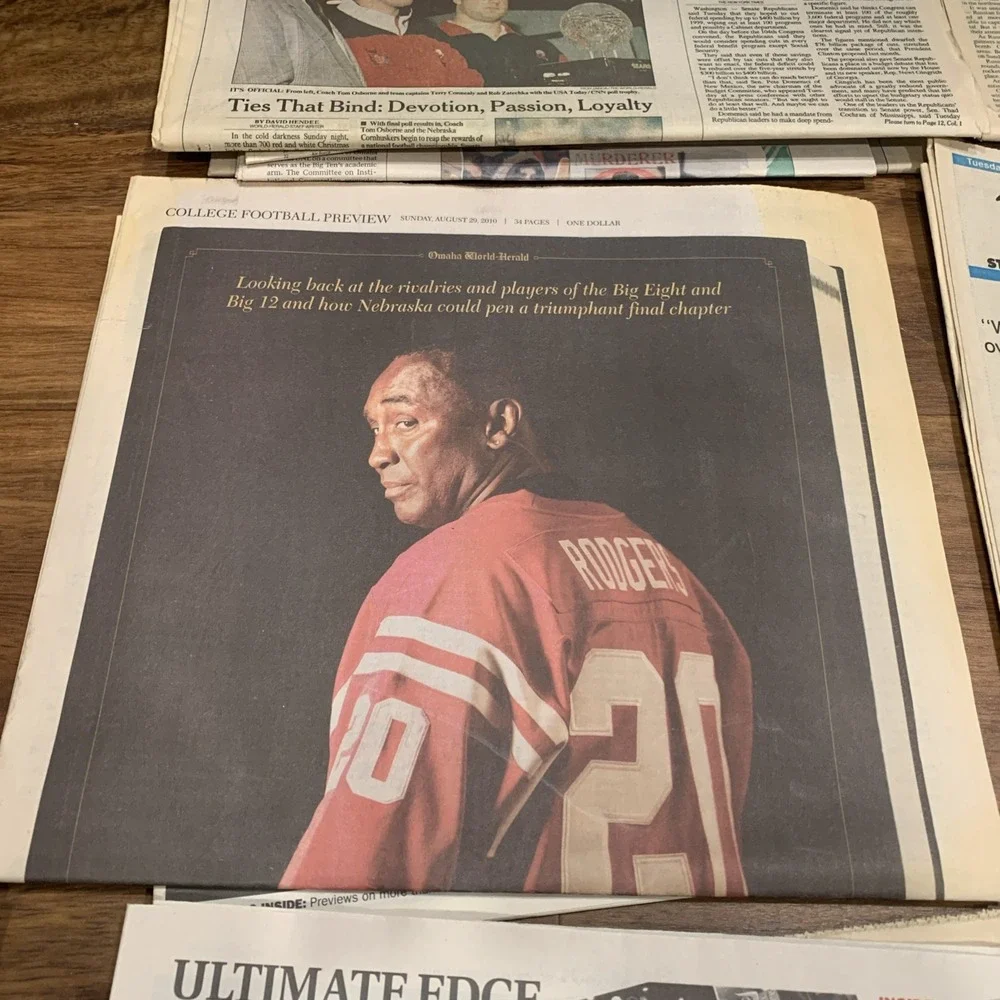Rare Vintage 1994 Nebraska Football National Championship Lincoln Journal Star